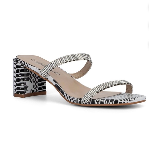 Olivia Miller heel sandals snake color - Picture 1 of 7